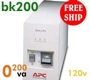 200Va APC BackUPS - 120v -DSK - BK200