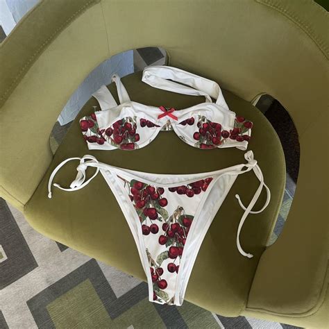 Cherry Bikini Set Sample Cherry Bikini Available Depop