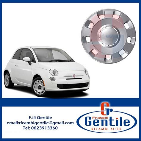 Fiat 500 à Partir De 2007 Carter Roue 14 Enjoliveur Patron Couverture