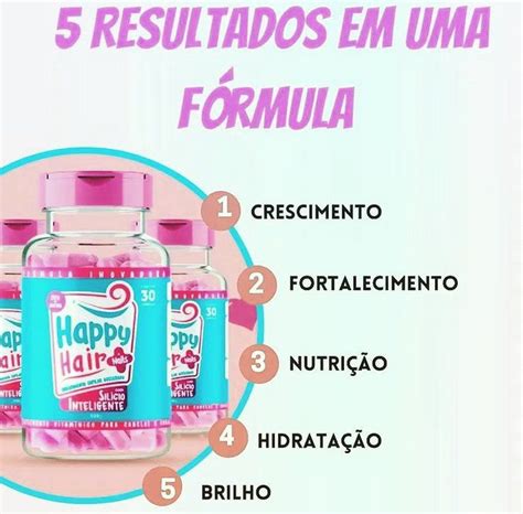 Happy Hair Um Complexo Vitam Nico Que Te Proporcionar Resultados