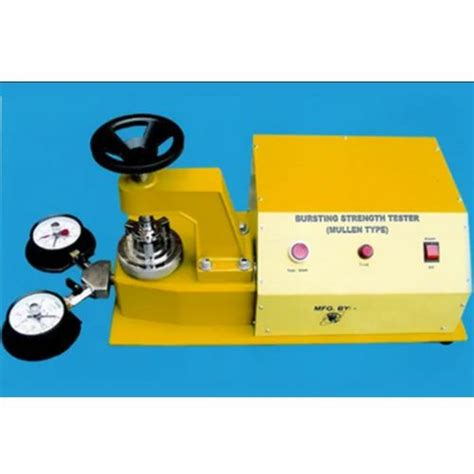 Mild Steel Mullen Type Bursting Strength Tester At 45000 In Roorkee