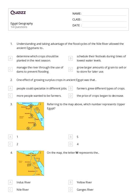 50 Geography Worksheets For 6th Class On Quizizz Free And Printable