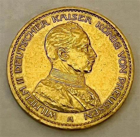 Germany Empire Prussia Wilhelm II 1891 1918 20 Mark Catawiki