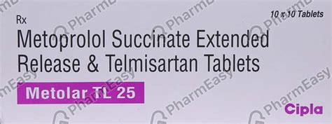 Metolar Tl Mg Strip Of Tablets Uses Side Effects Price Dosage