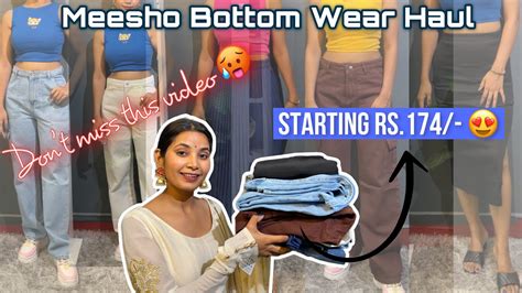 Meesho High Waist Jeans Skirt Haul Starting At Meesho Haul