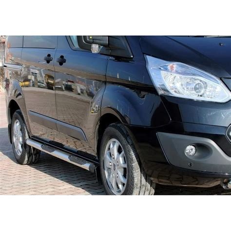 Marche Pieds FORD TRANSIT CUSTOM LONG 2012 AUJOURD HUI INOX Tubulaire SPR