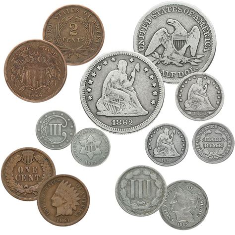 Civil War Era U.S. Coins Collection