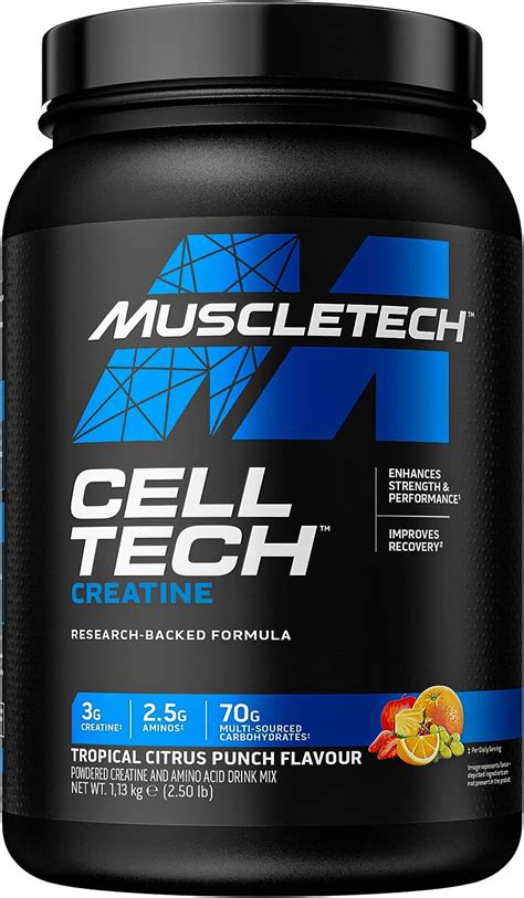 Muscletech Celltech Creatine Monohydrate Powder Post Workout Recovery