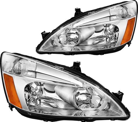 Amazon KAC Headlights Assembly Compatible With Accord 2003 2007