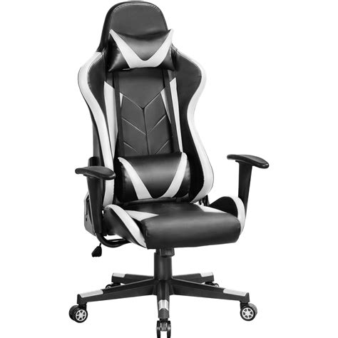 Swivel Leather Gaming Chair with High Back