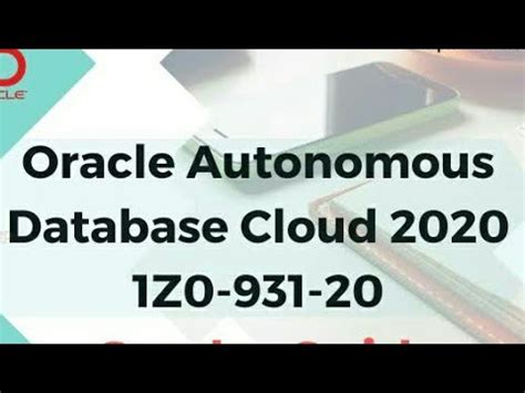 Oracle Autonomous Database Cloud Certified Specialist Z Set