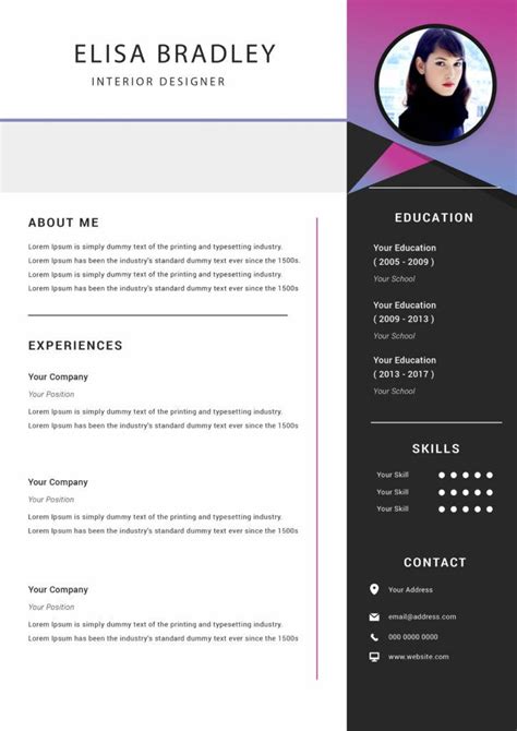 30 Creative Photoshop Resume CV Templates Lifetime Discounts Deal ...