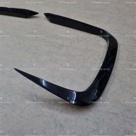 Perodua Myvi Gen3 Gm3 2018 2021 Amg Front Bumper Canard Trim Garnish