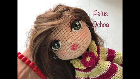 Como Bordar Ojos Nariz Y Boca Mu Eca Carolina Amigurumis Petus Octava