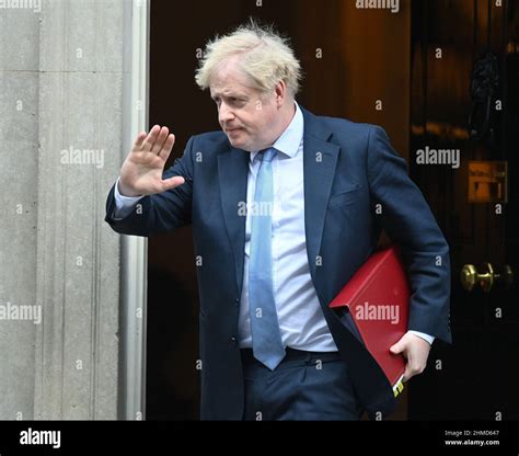 Prime Minister Boris Johnson Leaves 10 Downing Street London To