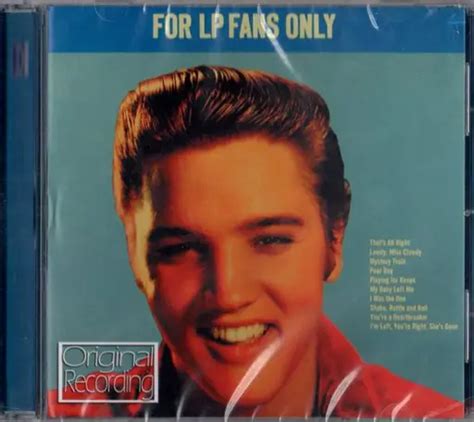 For Lp Fans Only Elvis Presley Vinyl Recordsale