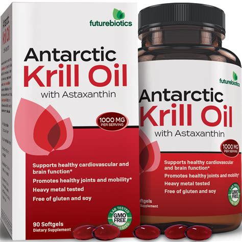 Futurebiotics Antarctic Krill Oil With Omega S Epa Dha Astaxanthin