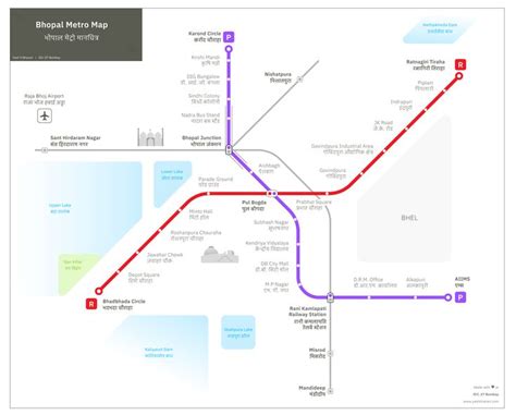 Bhopal Metro Map