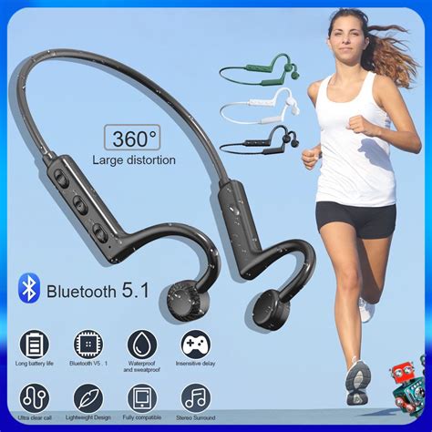 Wireless Bluetooth Bone Conduction Earphones Long Standby Sports