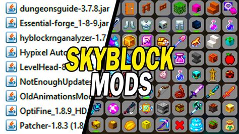 What Mods You Need To Use For Hypixel Skyblock Easy Guide Youtube