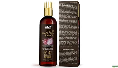 Buy WOW Skin Science Onion Black Seed Hair Oil 100 Ml Online At Best