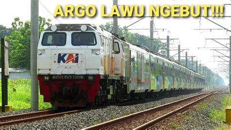 KERETA ARGO LAWU LIVERY LEBARAN 2023 NGEBUT DI JPL 295 KUTU YouTube