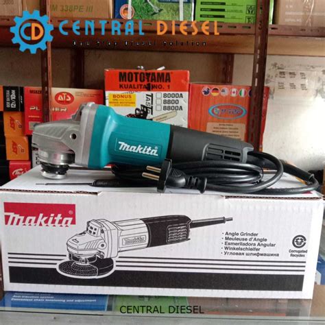 Jual Gerinda Tangan Listrik Angle Grinder Makita 4 9553b Shopee Indonesia