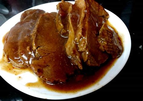 My Slow Cook Beef Joint in a lovely Gravy 🤩 Recipe by Maureen 😀 - Cookpad