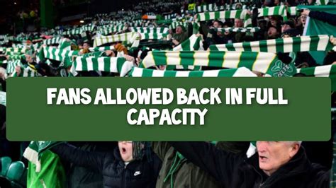 Scottish Football Gets The Green Light To Have Fans Back In Full