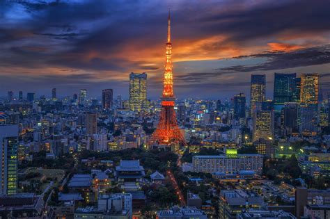 3840x2560 tokyo tower 4k free pc hd wallpaper - Coolwallpapers.me!