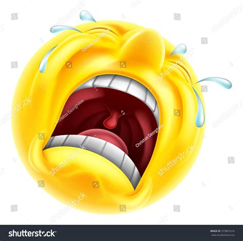 Very Upset Sad Crying Emoji Emoticon Stok İllüstrasyon 375801616 | Shutterstock