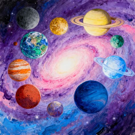 solar system planets drawing create stunning cosmic art