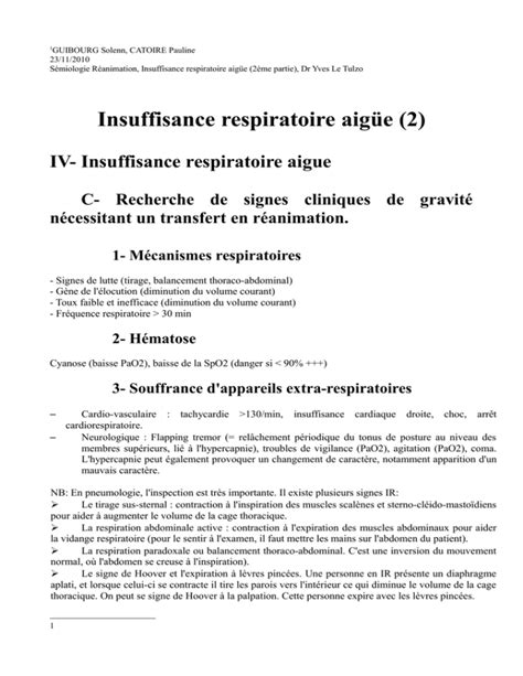 Insuffisance respiratoire aigüe 2