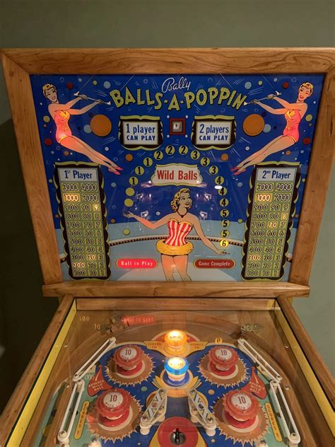1956 Bally Balls A POPPIN — Vintage Pinball Repair