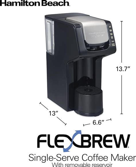 Hamilton Beach Gen 4 FlexBrew Cafetera de una sola porción con