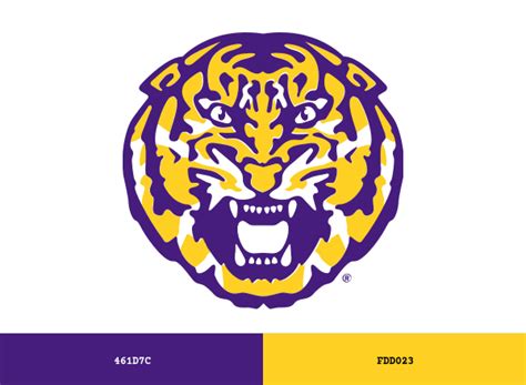 LSU Tigers and Lady Tigers Brand Color Codes » BrandColorCode.com