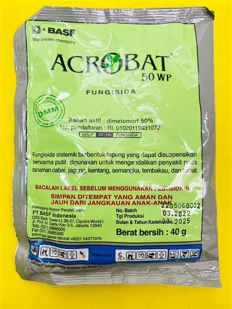 Fungisida ACROBAT 50WP Kemasan Persachet Lazada Indonesia