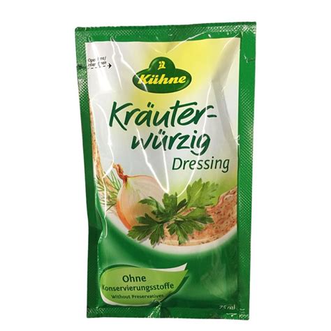 Kühne Salatfix Dressing Kräuter Würzig Fine Herbs 1x75ml Beutel