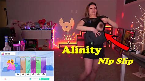 Alinity NIP SLIP Clip From The Live Stream UNCENSORED YouTube