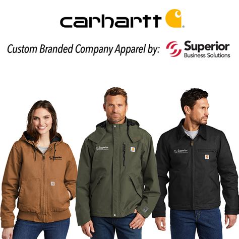 Carhartt Custom Jackets & Coats Company Apparel - Superior Business Solutions