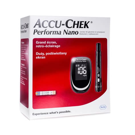 Accu Chek Performa Nano Glukometr Z Nak Uwaczem Szt Dr Max Drogeria