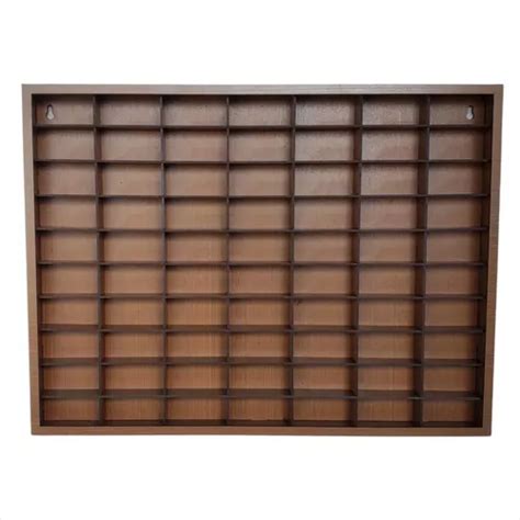 Porta Hot Wheels P 70 Carrinhos Mdf Pintado Caramelo