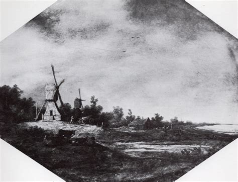 Aelbert Cuyp Landscape With Two Windmills