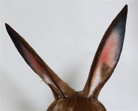 Brown Rabbit Earscute Luxury Realistic Donkey Ears Etsy