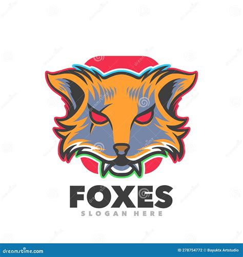 Fox mascot stock vector. Illustration of nature, poster - 278754772