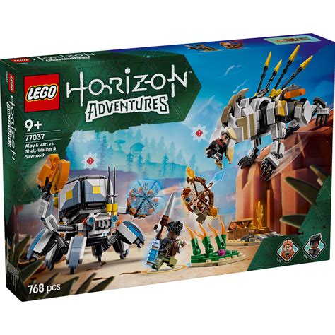 Aloy et Varl contre Testudien et Dents de scie - LEGO® HORIZON