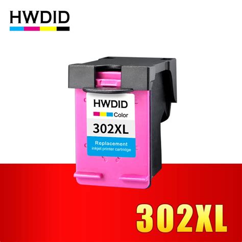 HWDID Color 302xl Refilled Ink Cartridge Replacement For Hp 302 Xl For