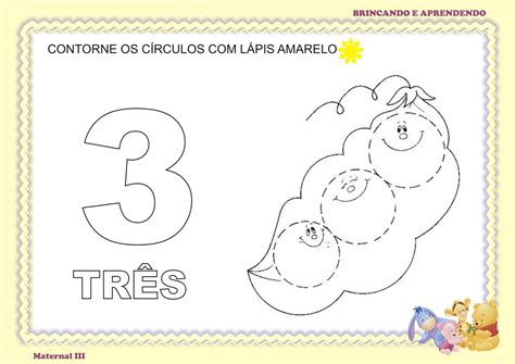 Atividades Numero 3 Educação Infantil