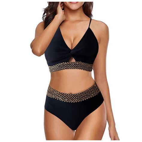 CBDElite High Waisted Swimsuits For Women Swimsuits Bikini Set 2025 Print Bathing Suits Sexy