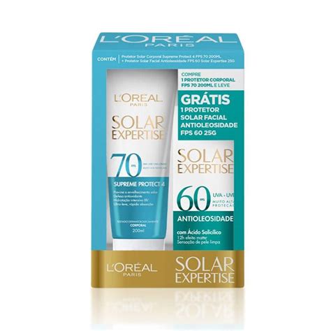 Protetor Solar Da L Oreal Fator 60 Acido Hialuronico Pontofrio